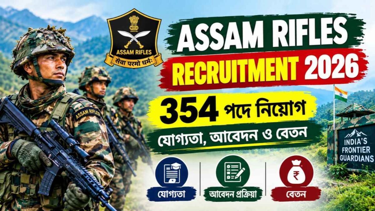 Assam Rifles Recruitment 2026