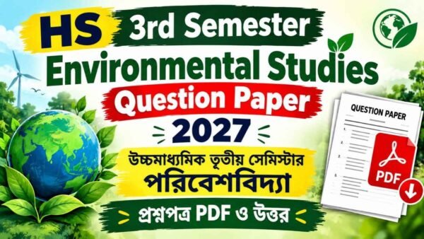 HS 3rd Semester Environmental Studies Question Paper 2027