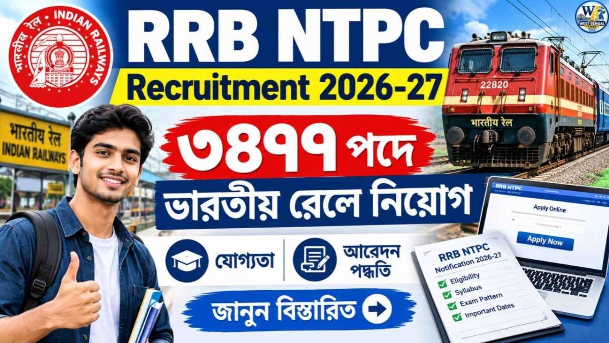 RRB NTPC Recruitment 2026-27