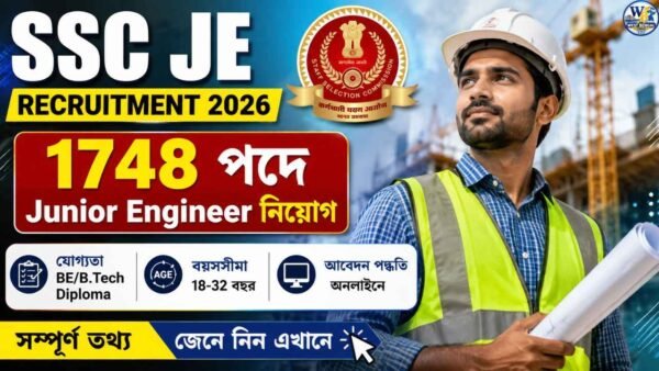 SSC JE Recruitment 2026