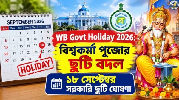 WB Govt Holiday 2026
